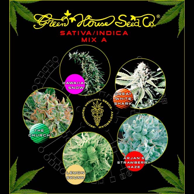 Sativa / Indica Mix A - GreenHouse - Seed Banks