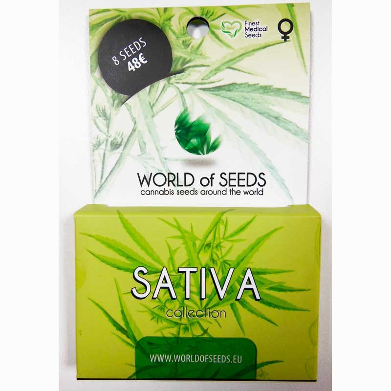 Sativa Collection - 8 seeds - World of Seeds - Seed Banks